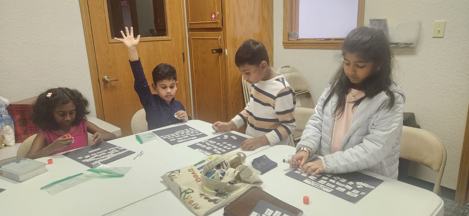 A kids ministry classroom